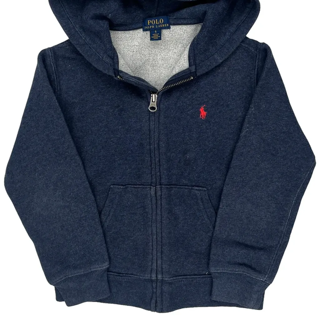 Age 5 Polo By Ralph Lauren Hoodie - XS Blue Cotton - Image 4