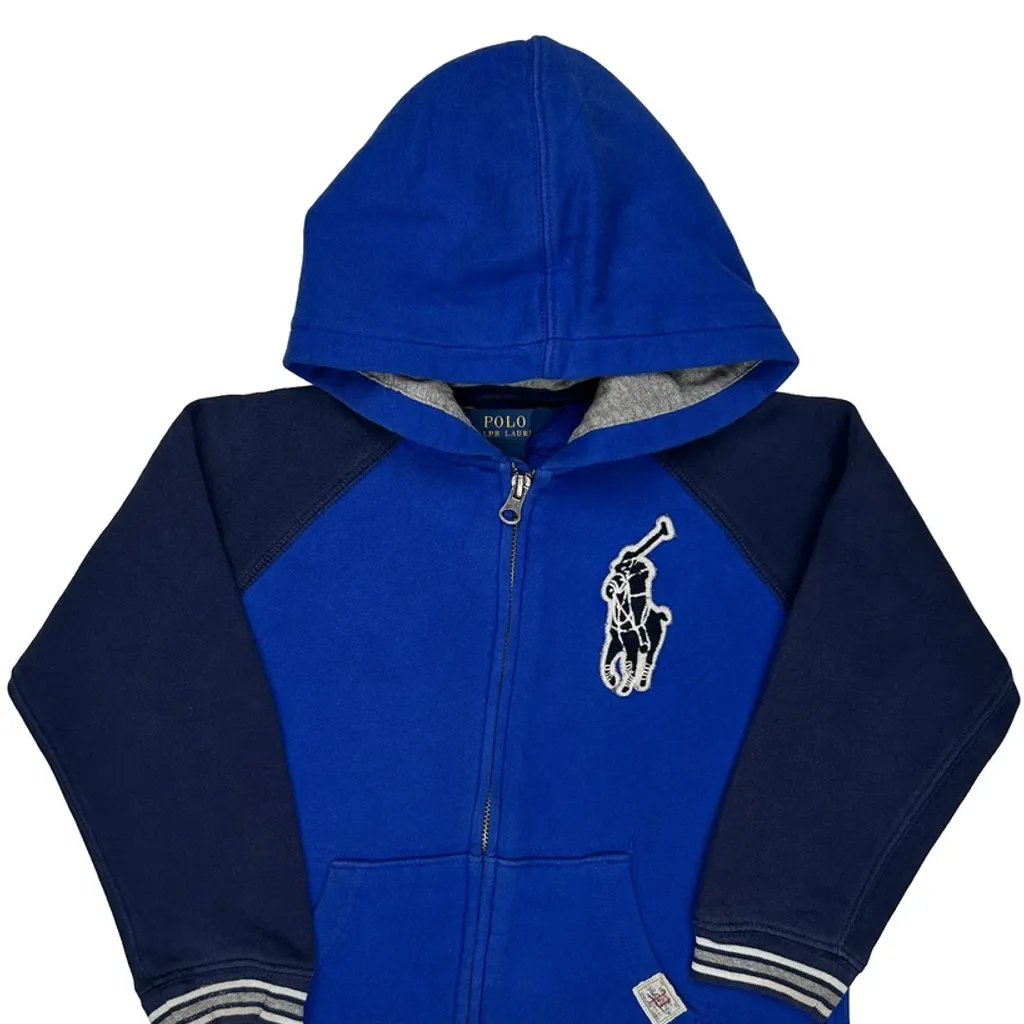 Age 5 Polo By Ralph Lauren Hoodie - XS Blue Cotton - Image 5