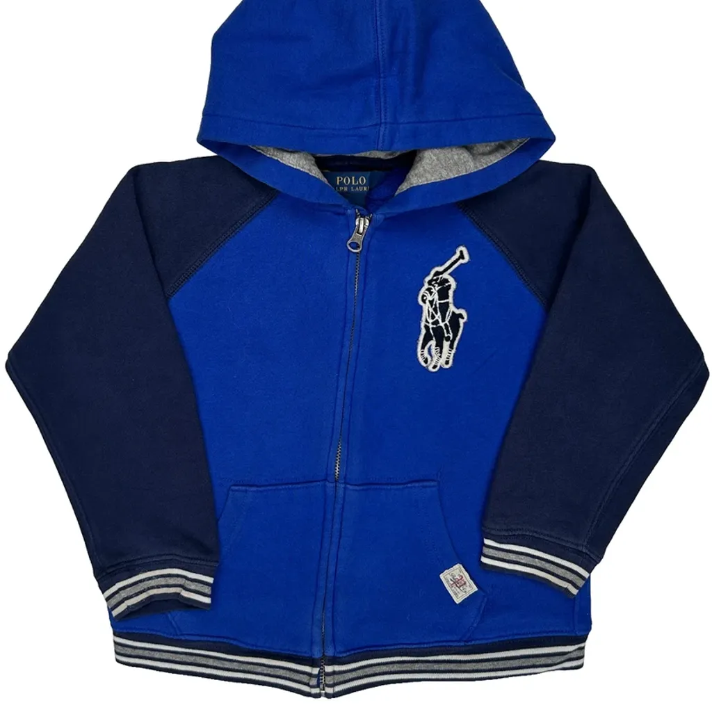 Age 5 Polo By Ralph Lauren Hoodie - XS Blue Cotton - Image 6