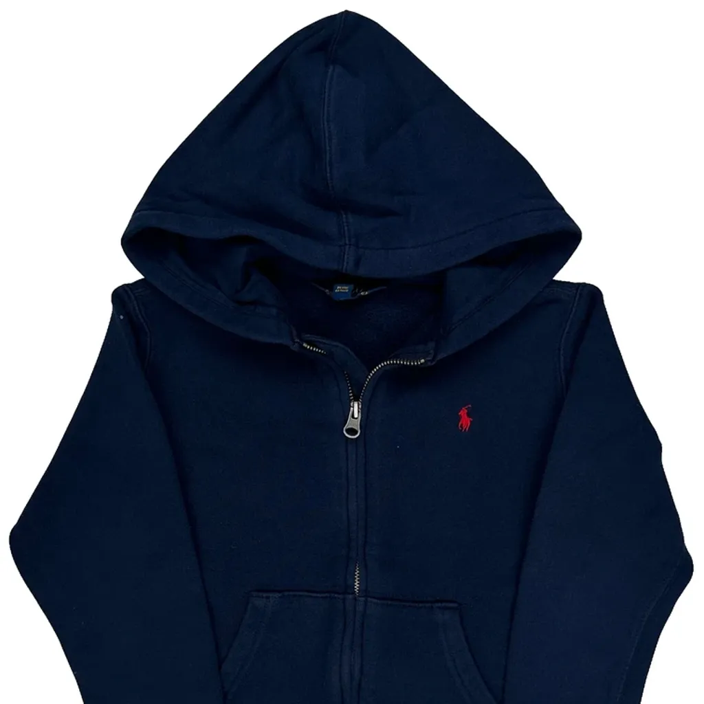 Age 5 Polo By Ralph Lauren Hoodie - Small Navy Cotton - Image 4