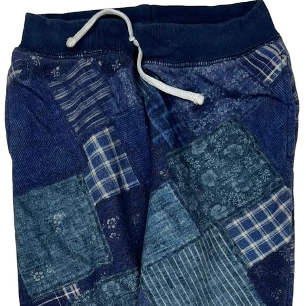 Age 5 Polo By Ralph Lauren Checked Joggers - XS Blue Cotton - Image 6