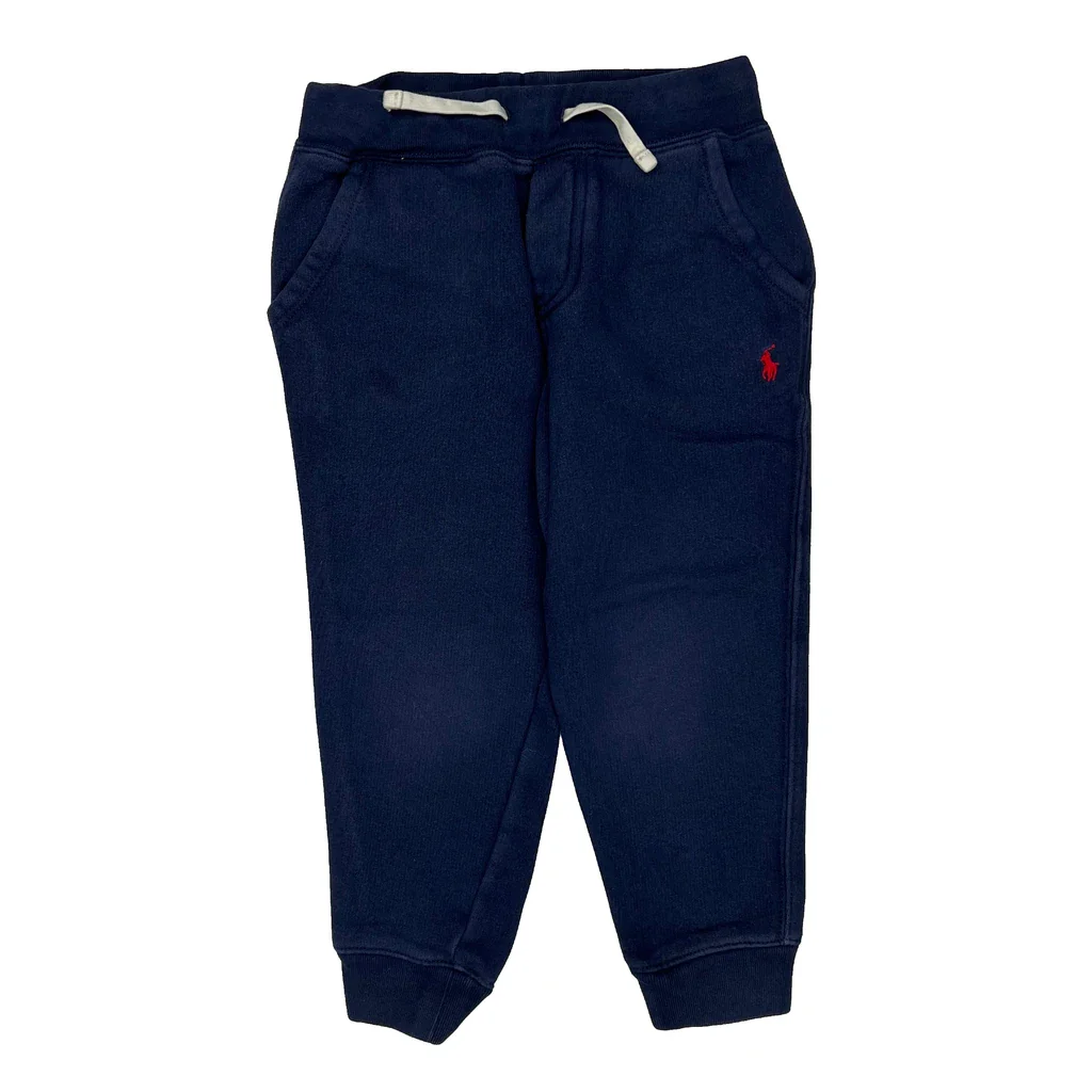 Age 5 Polo By Ralph Lauren Joggers - XS Navy Cotton