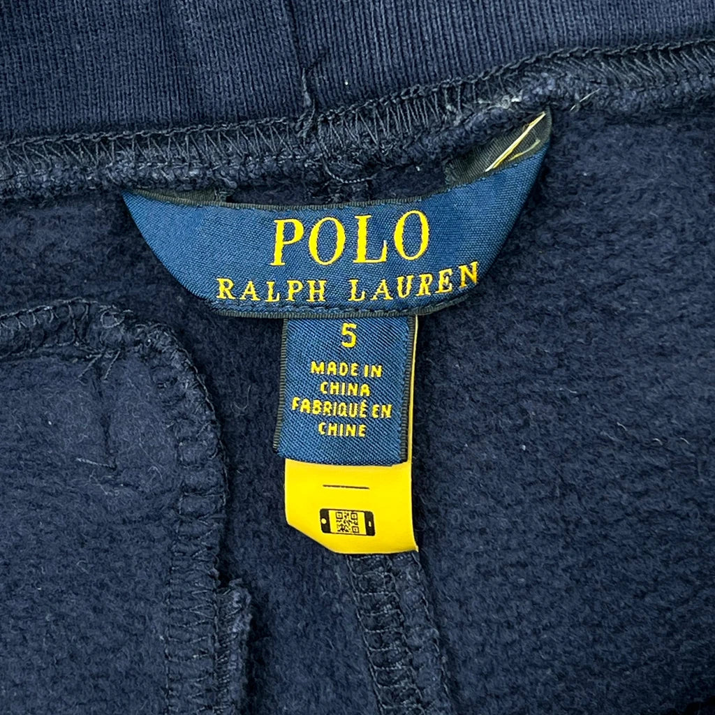 Age 5 Polo By Ralph Lauren Joggers - XS Navy Cotton - Image 3