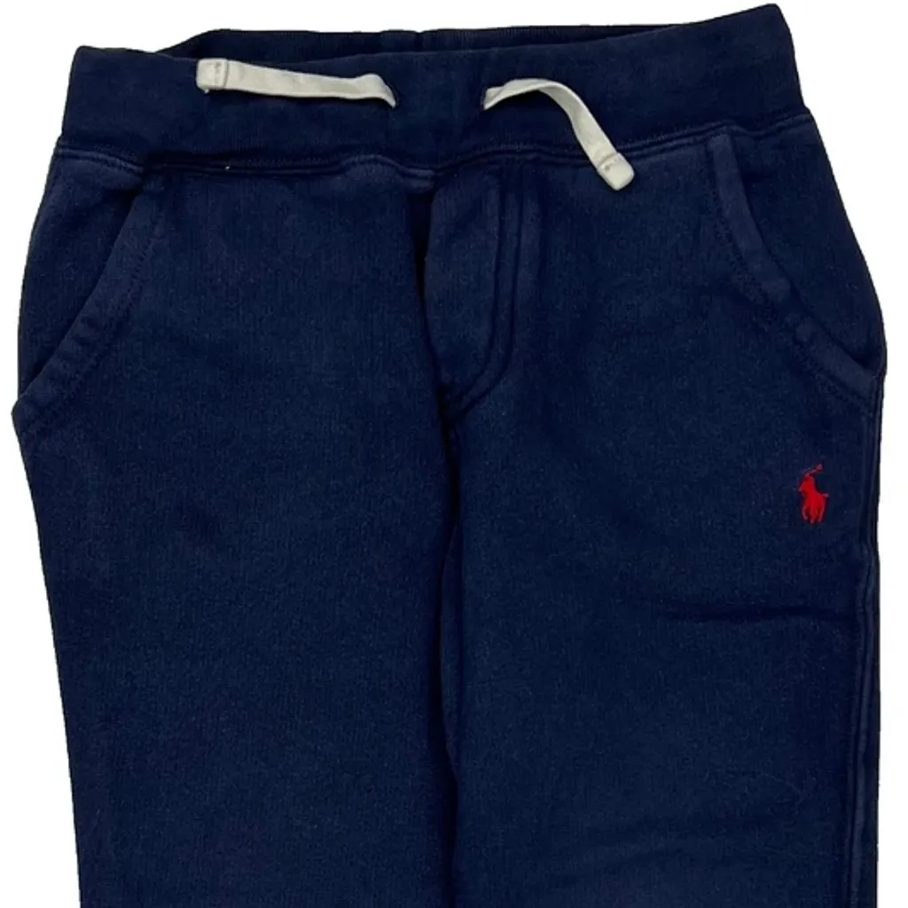 Age 5 Polo By Ralph Lauren Joggers - XS Navy Cotton - Image 5