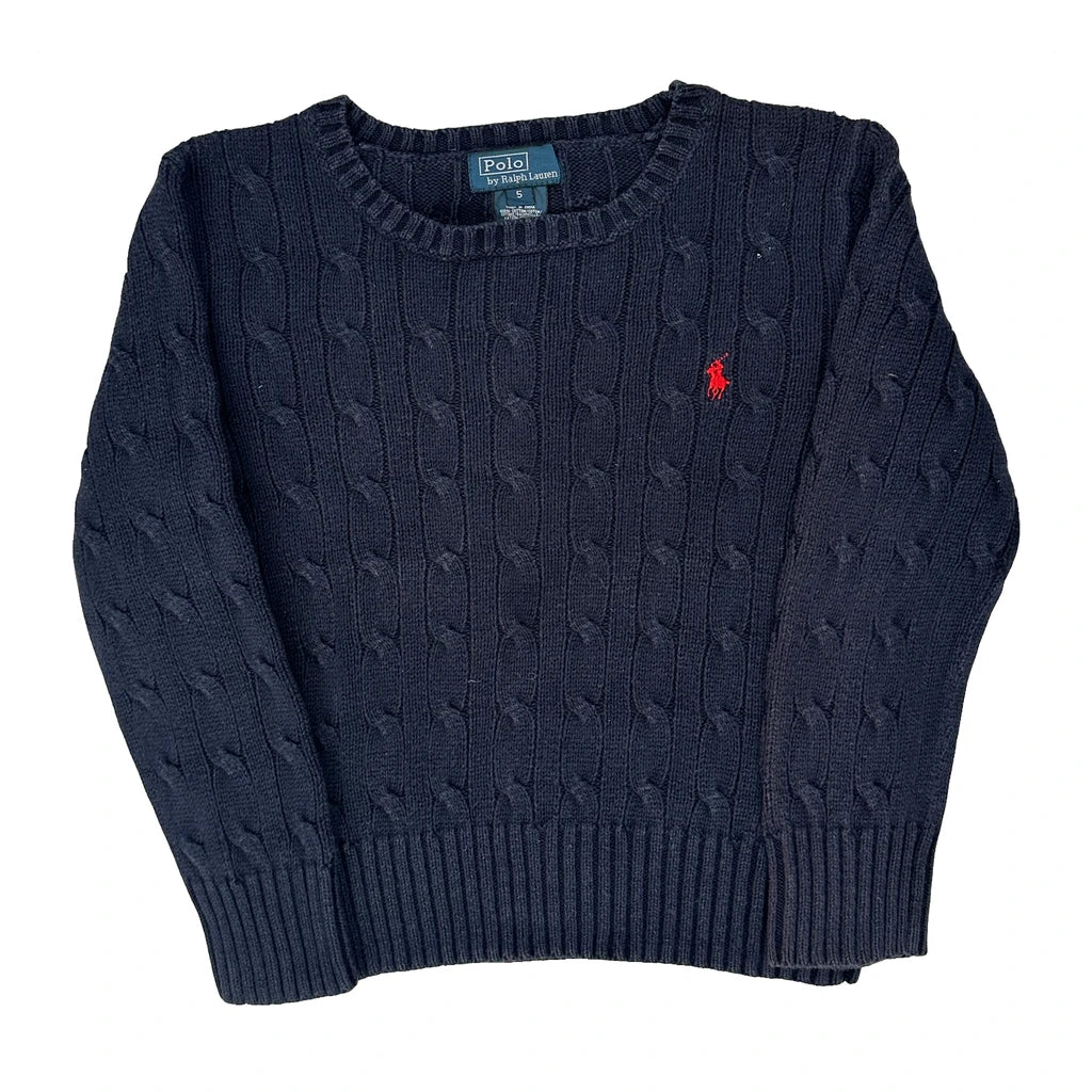 Age 5 Polo By Ralph Lauren Jumper - Small Navy Cotton