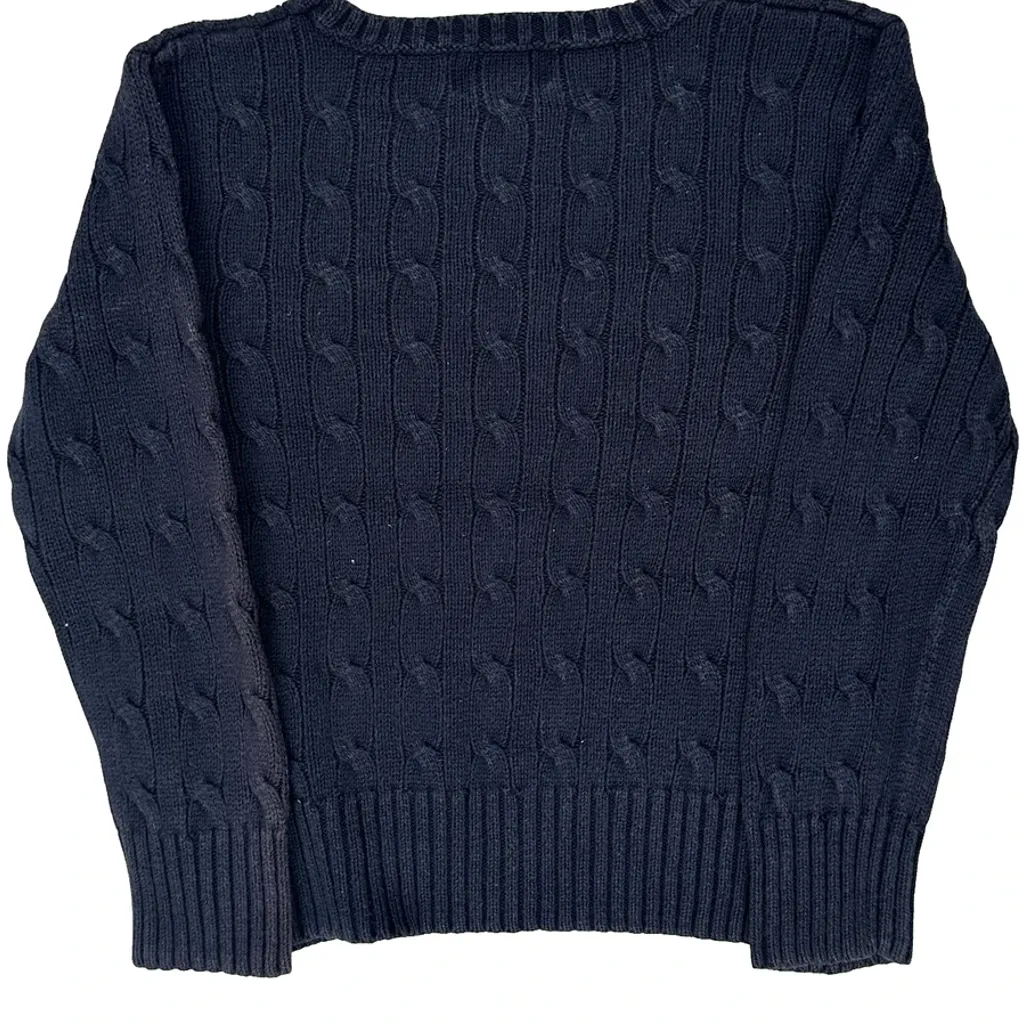 Age 5 Polo By Ralph Lauren Jumper - Small Navy Cotton - Image 7