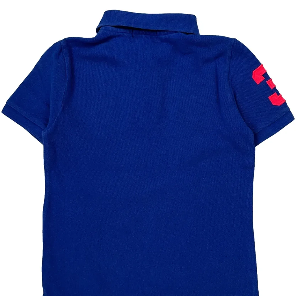 Age 5 Polo By Ralph Lauren Polo Shirt - Small Blue Cotton - Image 7