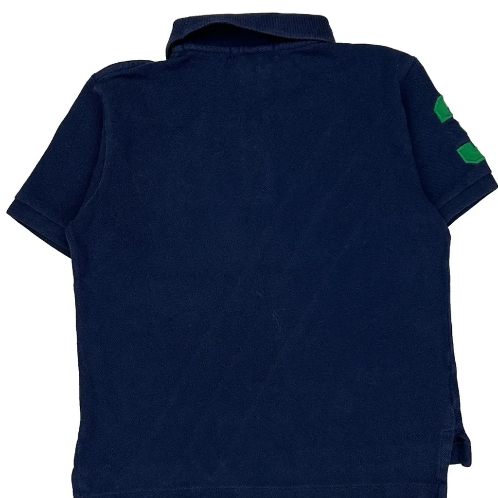 Age 5 Polo By Ralph Lauren Striped Polo Shirt - XS Navy Cotton - Image 7