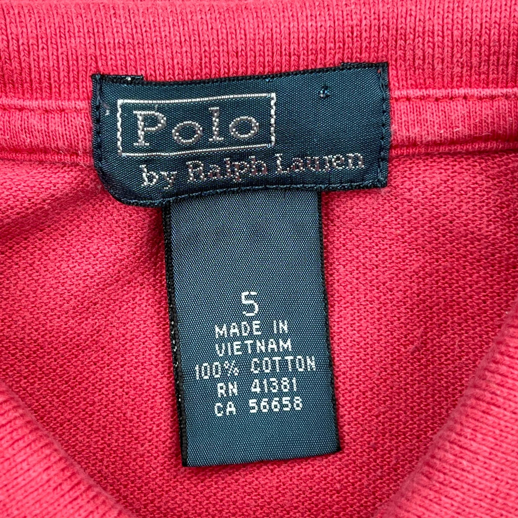 Age 5 Polo By Ralph Lauren Polo Shirt - XS Red Cotton - Image 3