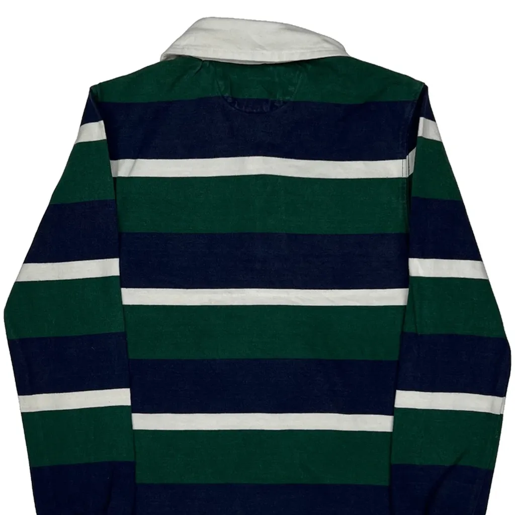 Age 5 Polo By Ralph Lauren Striped Rugby Shirt - XS Green Cotton - Image 7