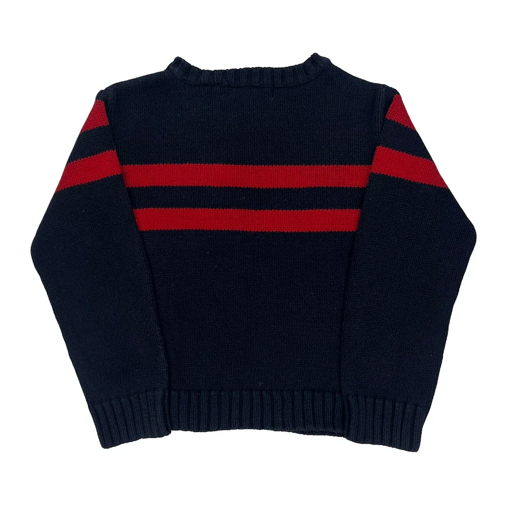 Age 5 Polo By Ralph Lauren Striped Sweater - XS Navy Cotton - Image 2