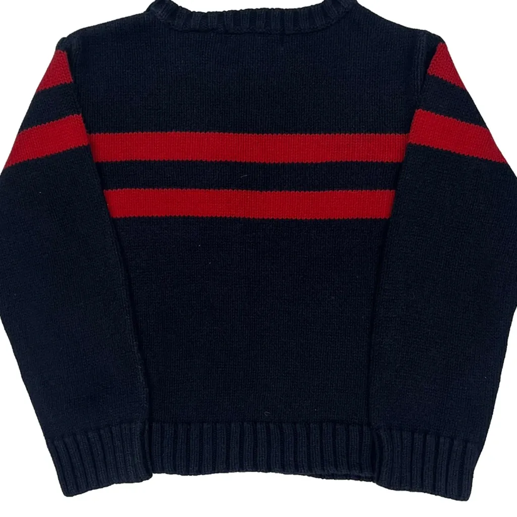 Age 5 Polo By Ralph Lauren Striped Sweater - XS Navy Cotton - Image 6