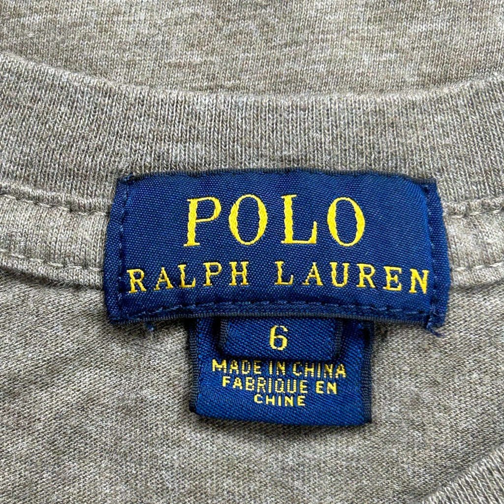 Age 5 Polo By Ralph Lauren T-Shirt - Small Green Cotton - Image 3