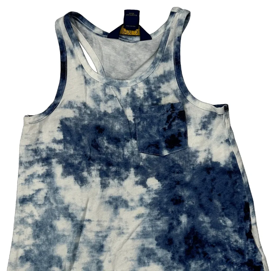 Age 5 Polo By Ralph Lauren Tie-Dye Vest - Small Blue Cotton - Image 5