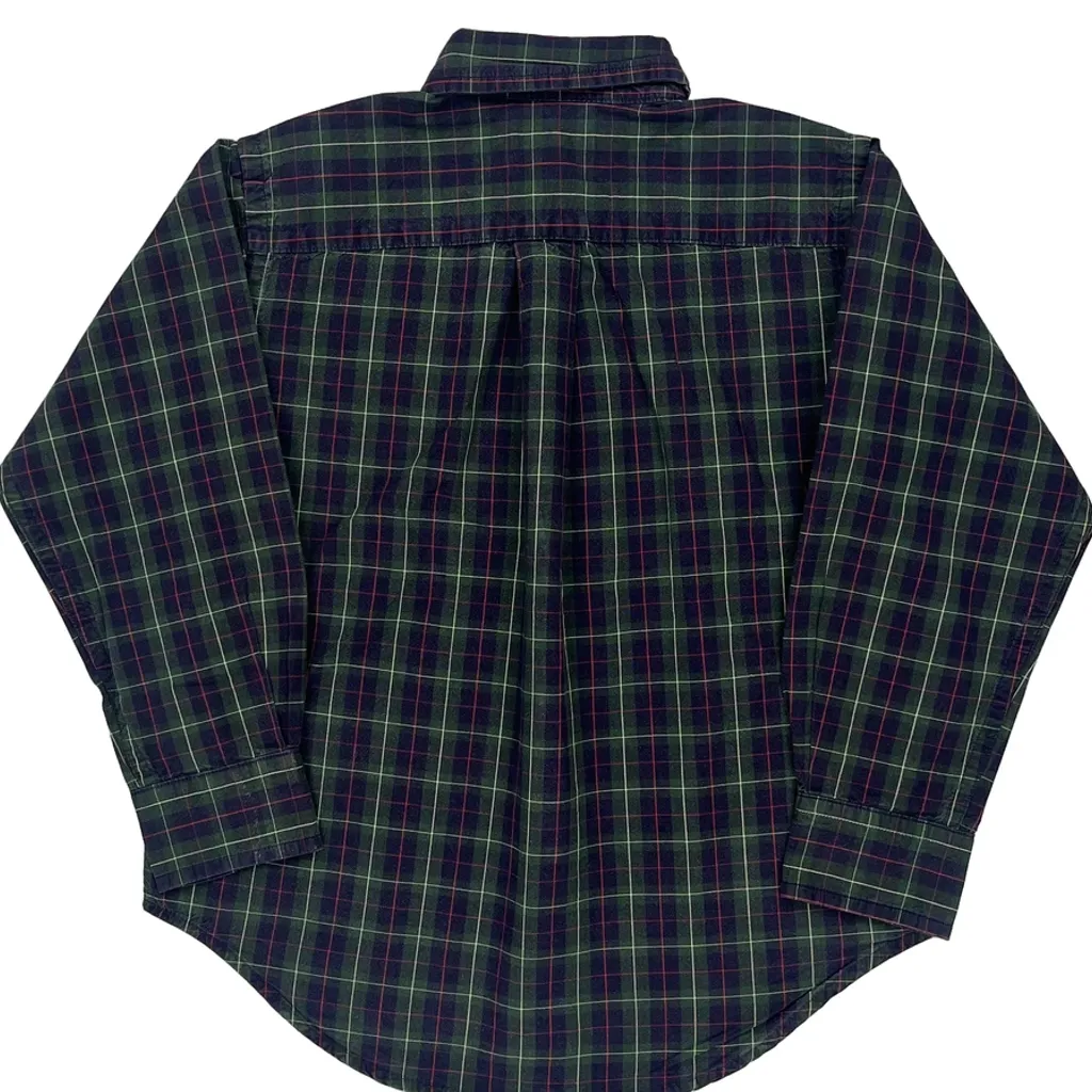 Age 5 Ralph Lauren Checked Shirt - XS Green Cotton - Image 6