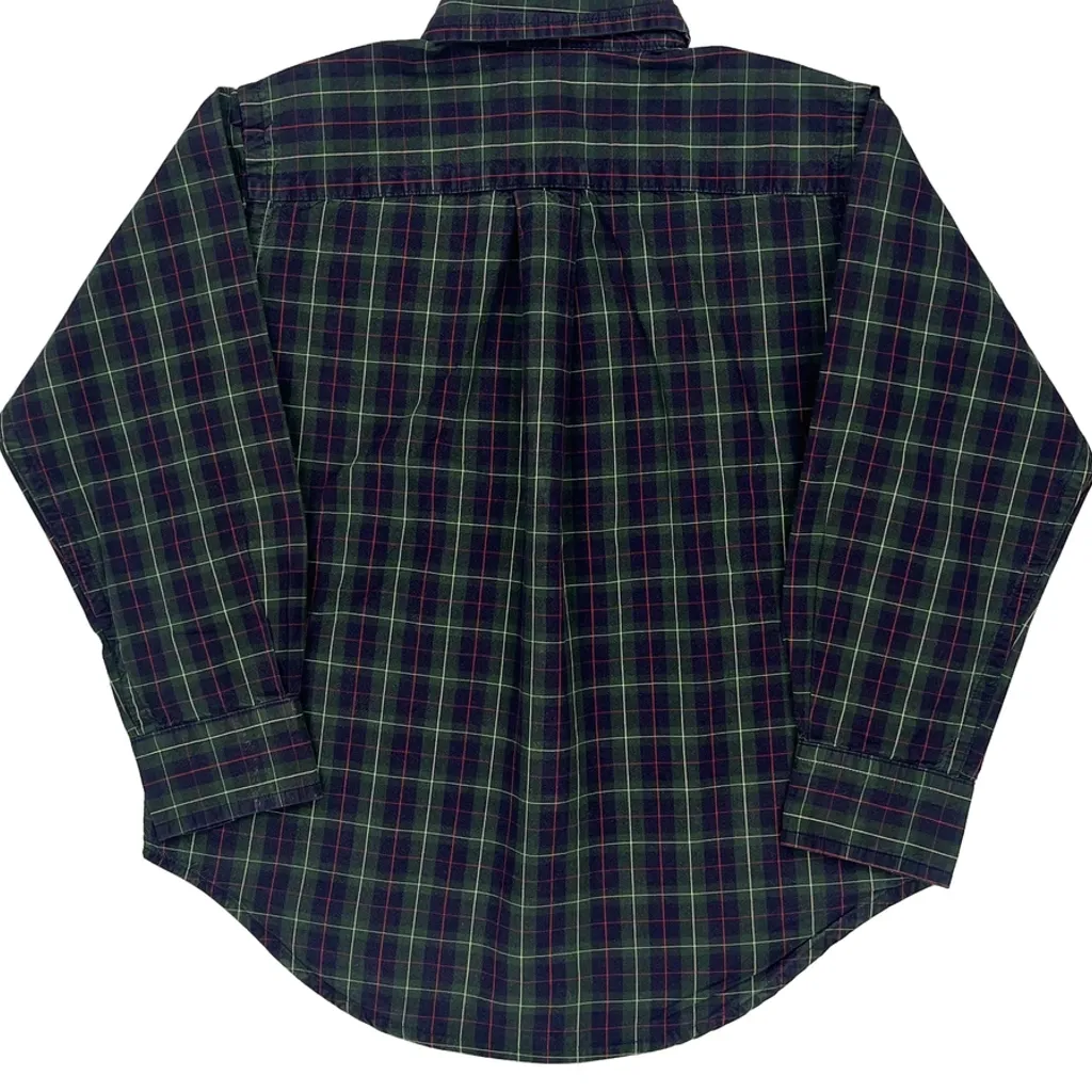 Age 5 Ralph Lauren Checked Shirt - XS Green Cotton - Image 7