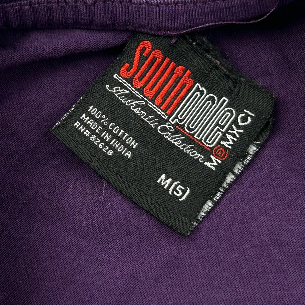 Age 5 Southpole Graphic T-Shirt - Medium Purple Cotton - Image 3