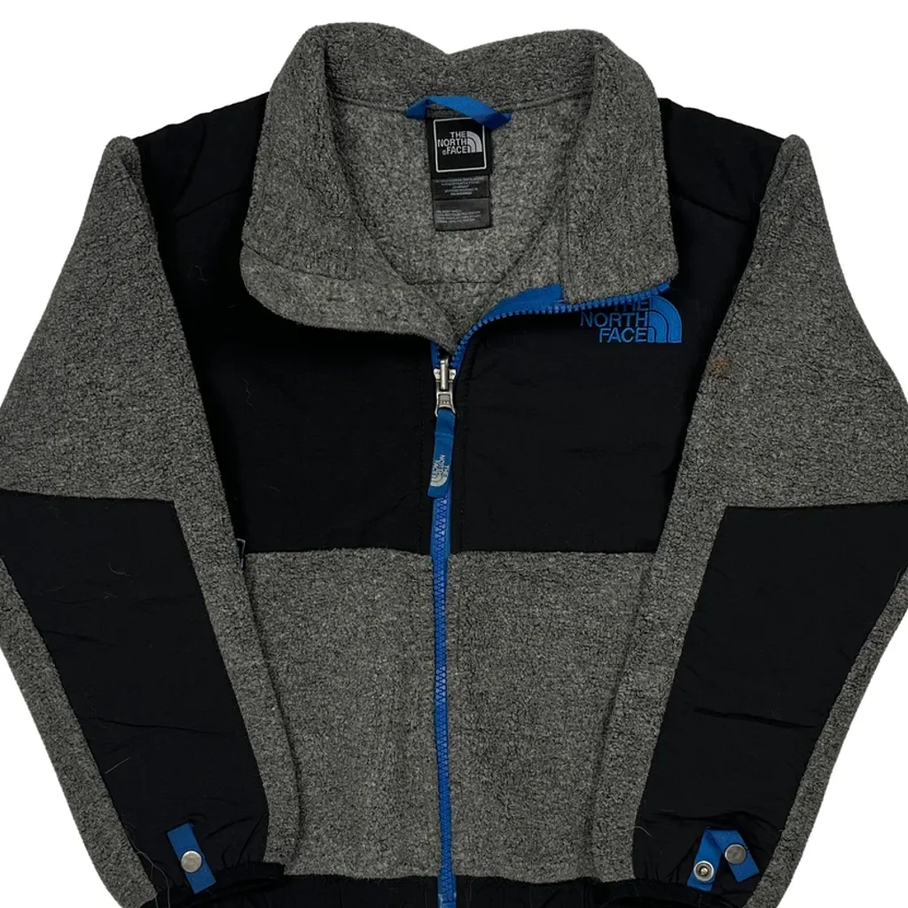 Age 5 The North Face Fleece Jacket - XS Grey Polyester - Image 5