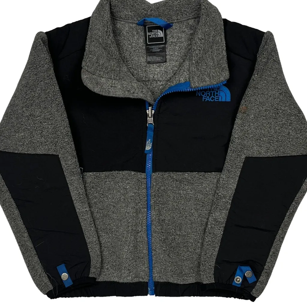 Age 5 The North Face Fleece Jacket - XS Grey Polyester - Image 6