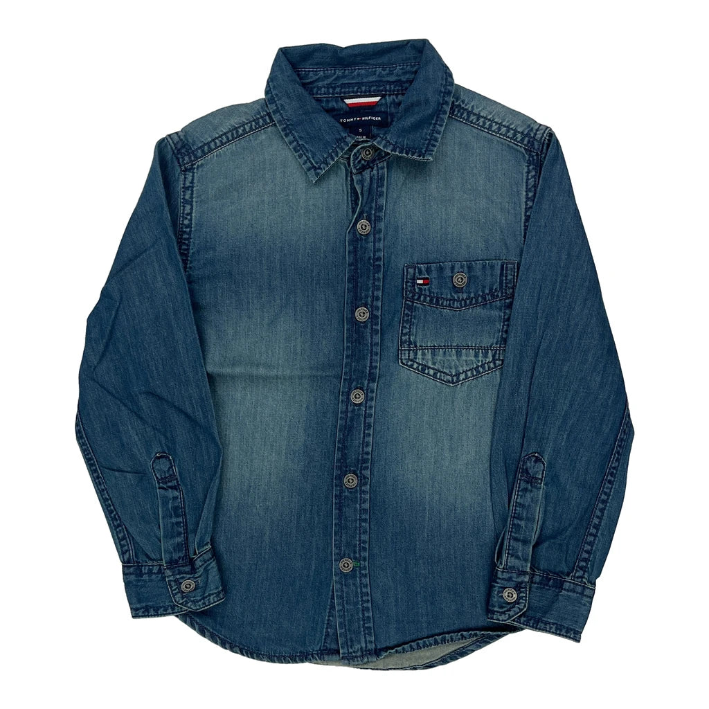 Age 5 Tommy Hilfiger Denim Shirt - Small Blue Denim