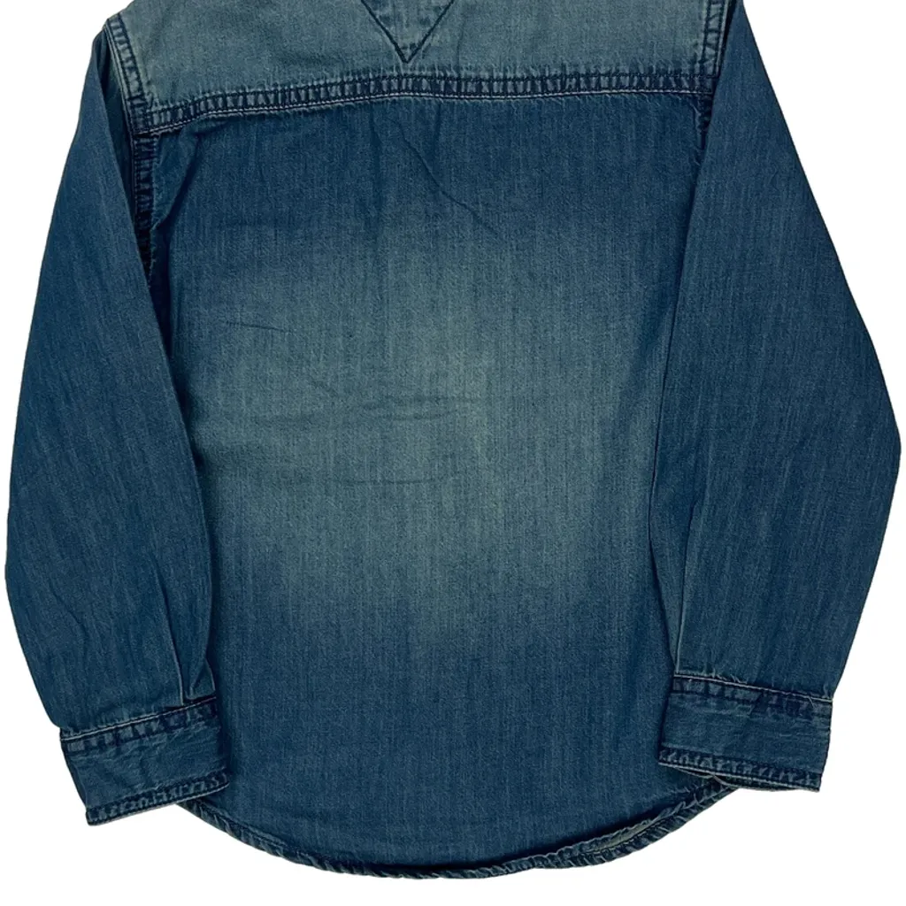 Age 5 Tommy Hilfiger Denim Shirt - Small Blue Denim - Image 6