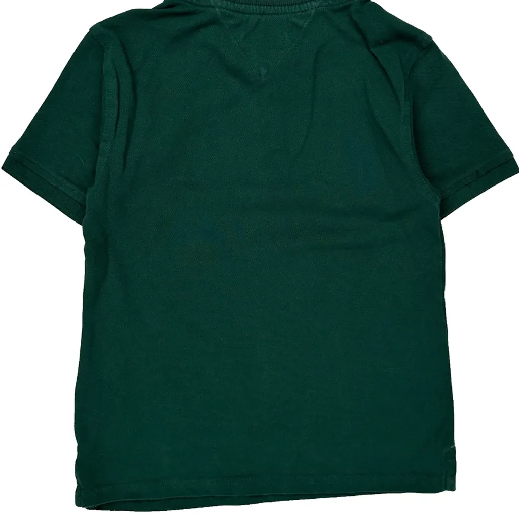 Age 5 Tommy Hilfiger Polo Shirt - Small Green Cotton - Image 7
