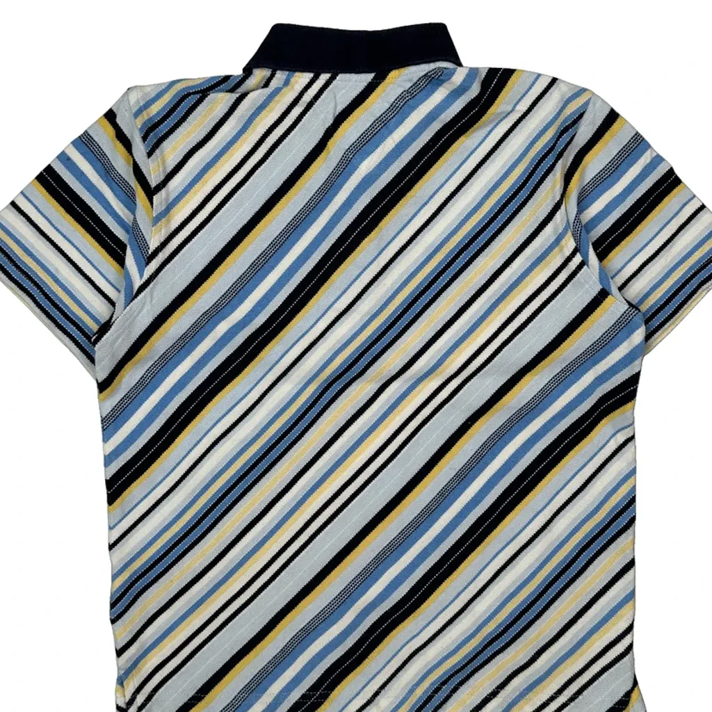 Age 5 Tommy Hilfiger Striped Polo Shirt - XS Multicoloured Cotton - Image 7