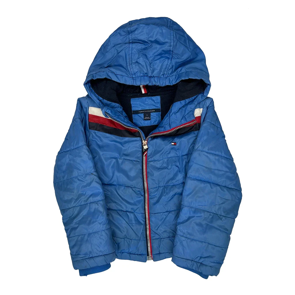 Age 5 Tommy Hilfiger Puffer - XS Blue Polyester