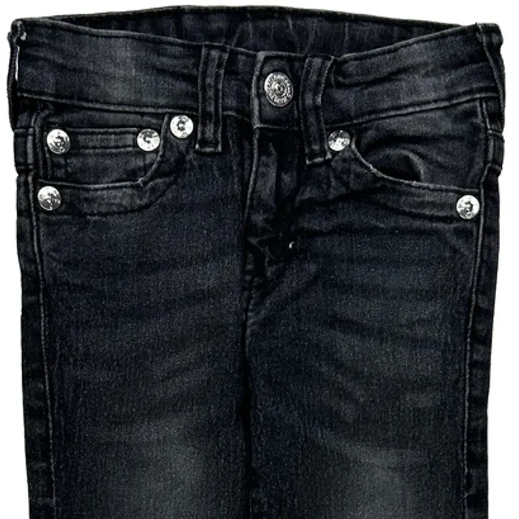 Age 5 True Religion Jeans - Small Black Denim - Image 7