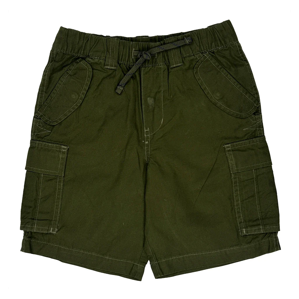 Age 6-7 Polo By Ralph Lauren Cargo Shorts - Small Green Cotton - Image 2