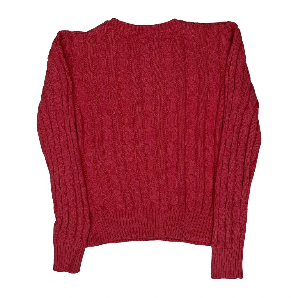 Age 6-7 Polo By Ralph Lauren Jumper - Small Pink Cotton - Image 2