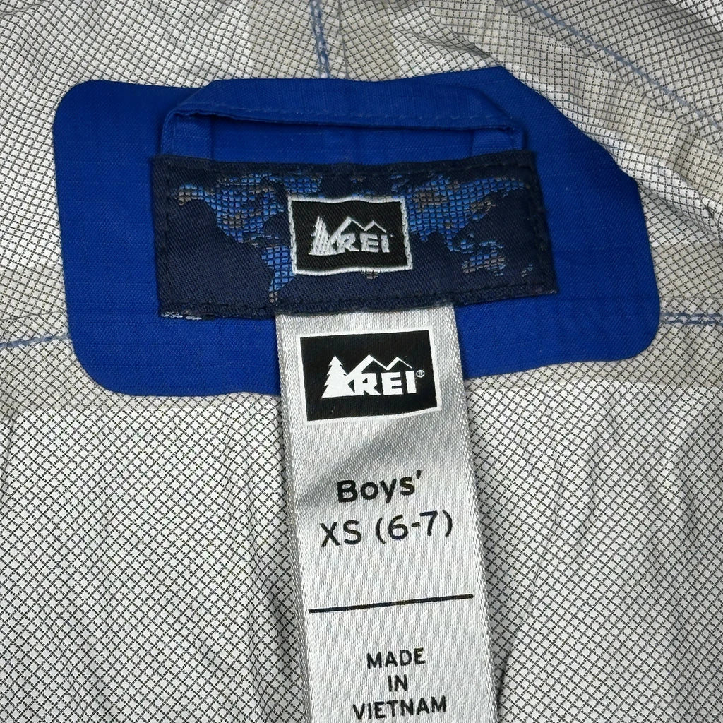 Age 6-7 Rei Windbreaker - XS Blue Polyester - Image 3
