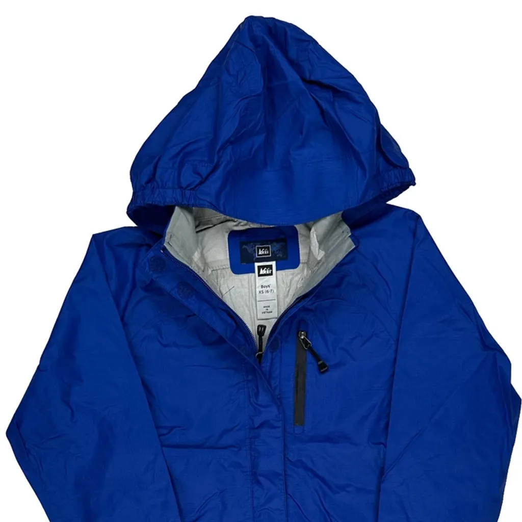 Age 6-7 Rei Windbreaker - XS Blue Polyester - Image 5