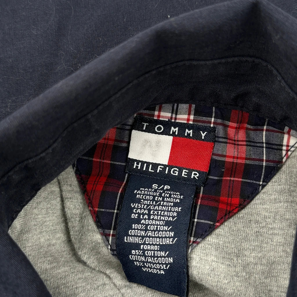 Age 6-7 Tommy Hilfiger Jacket - Small Navy Cotton - Image 3