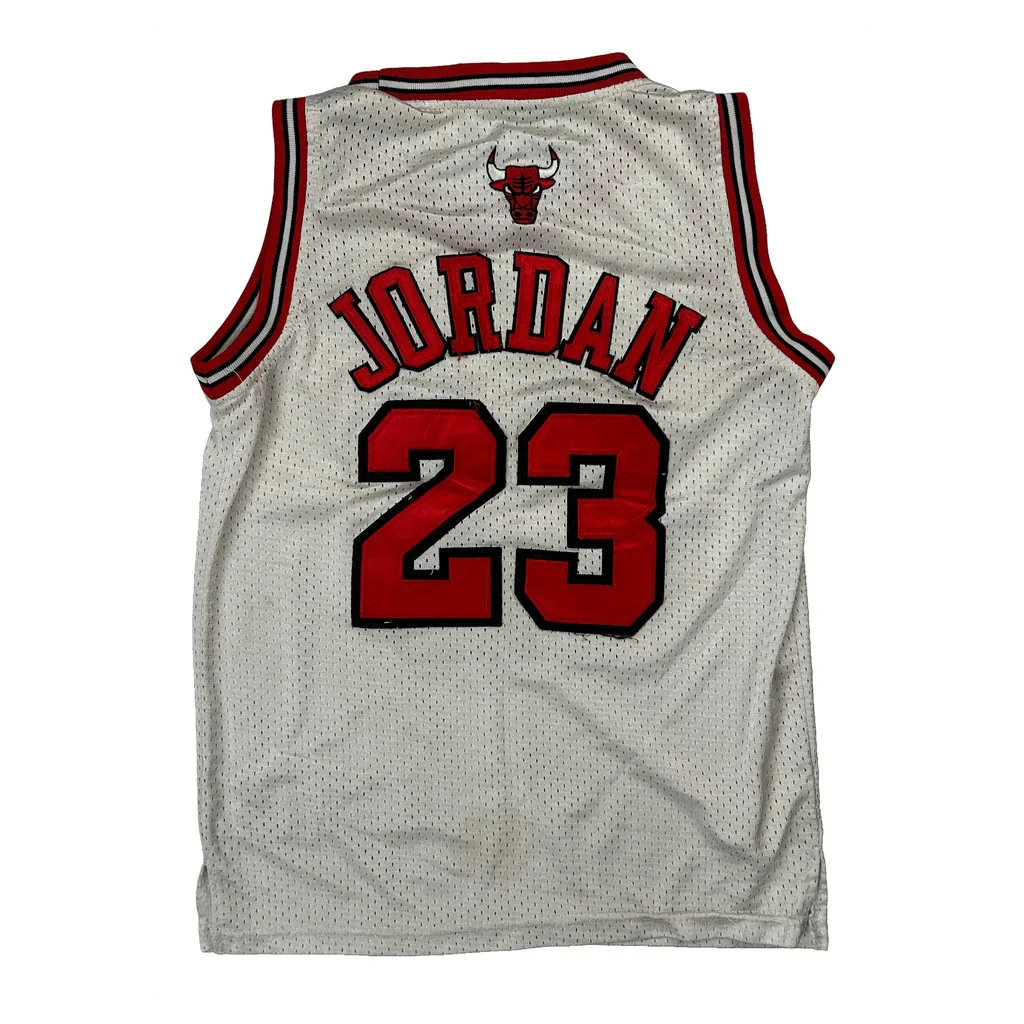 Age 6-8 Nike Nba Jersey - Medium White Polyester - Image 2