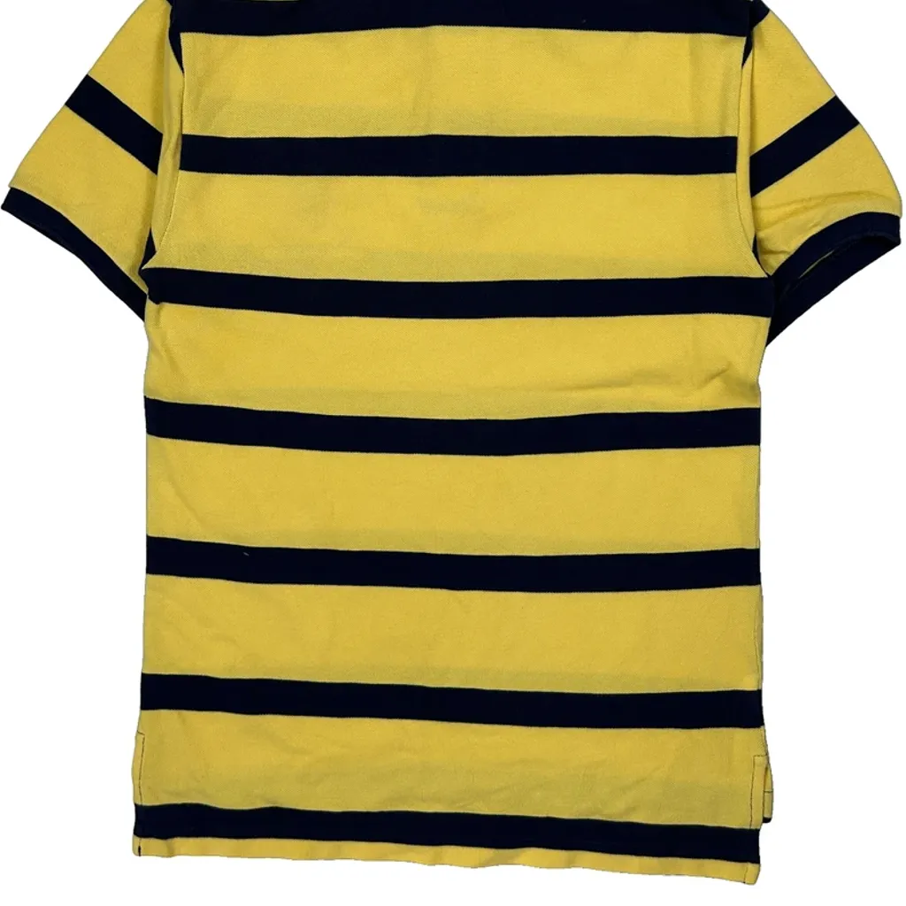 Age 6-8 Polo By Ralph Lauren Striped Polo Shirt - Small Yellow Cotton - Image 6