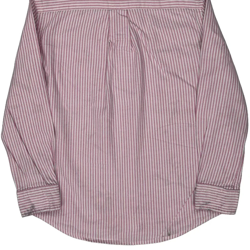 Age 6-8 Polo By Ralph Lauren Striped Shirt - Small Pink Cotton - Image 7