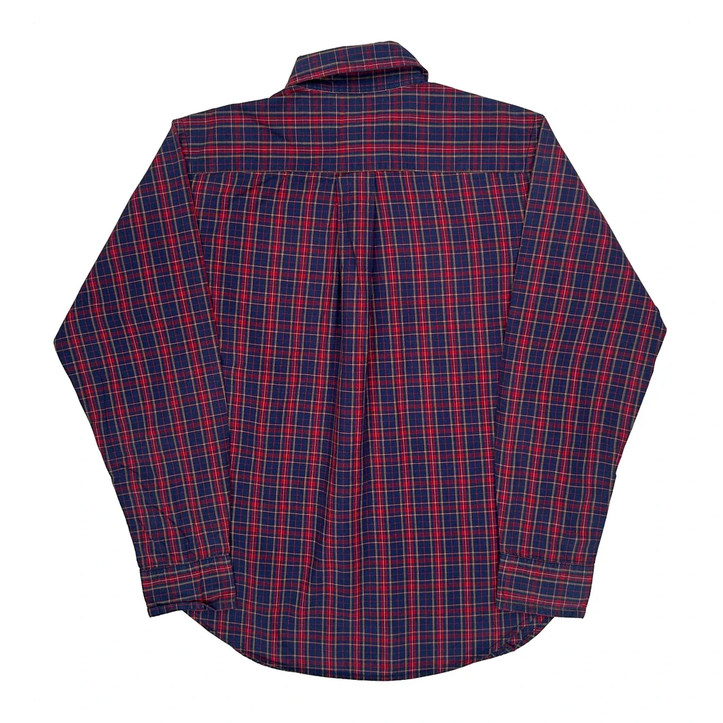 Age 6-8 Ralph Lauren Checked Shirt - Small Red Cotton - Image 2