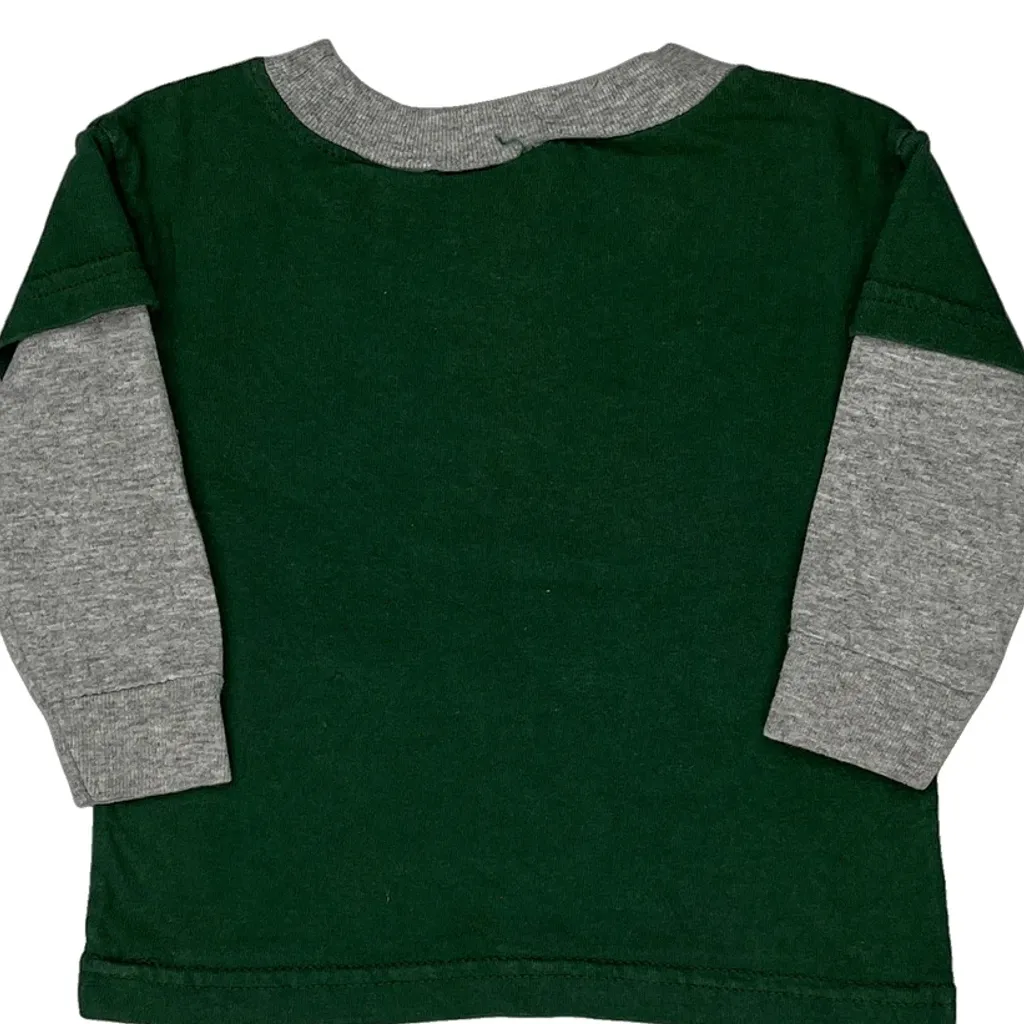 Age 6-9 Months Green Bay Packers Nfl Long Sleeve T-Shirt - 2XS Green Cotton - Image 6