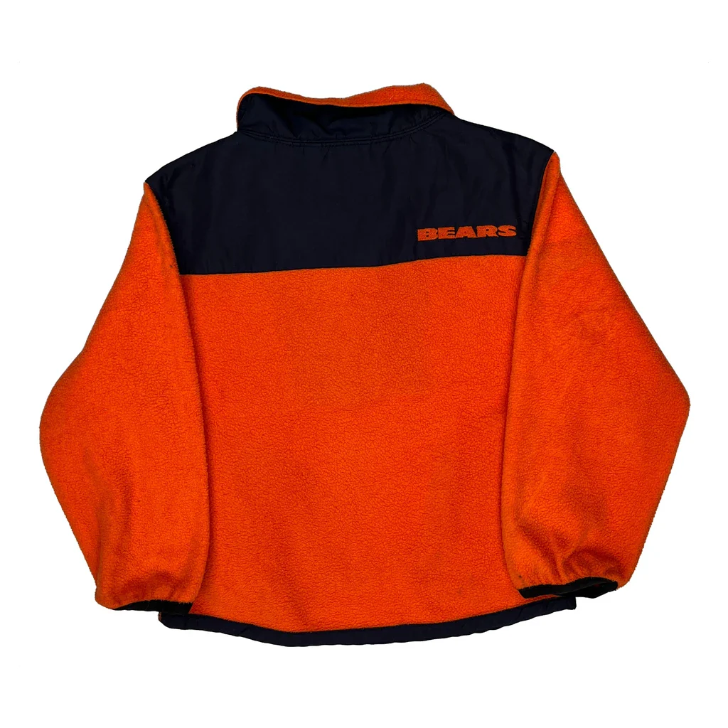 Age 6 Bears Nfl 1/4 Zip - Small Orange Polyester - Image 2