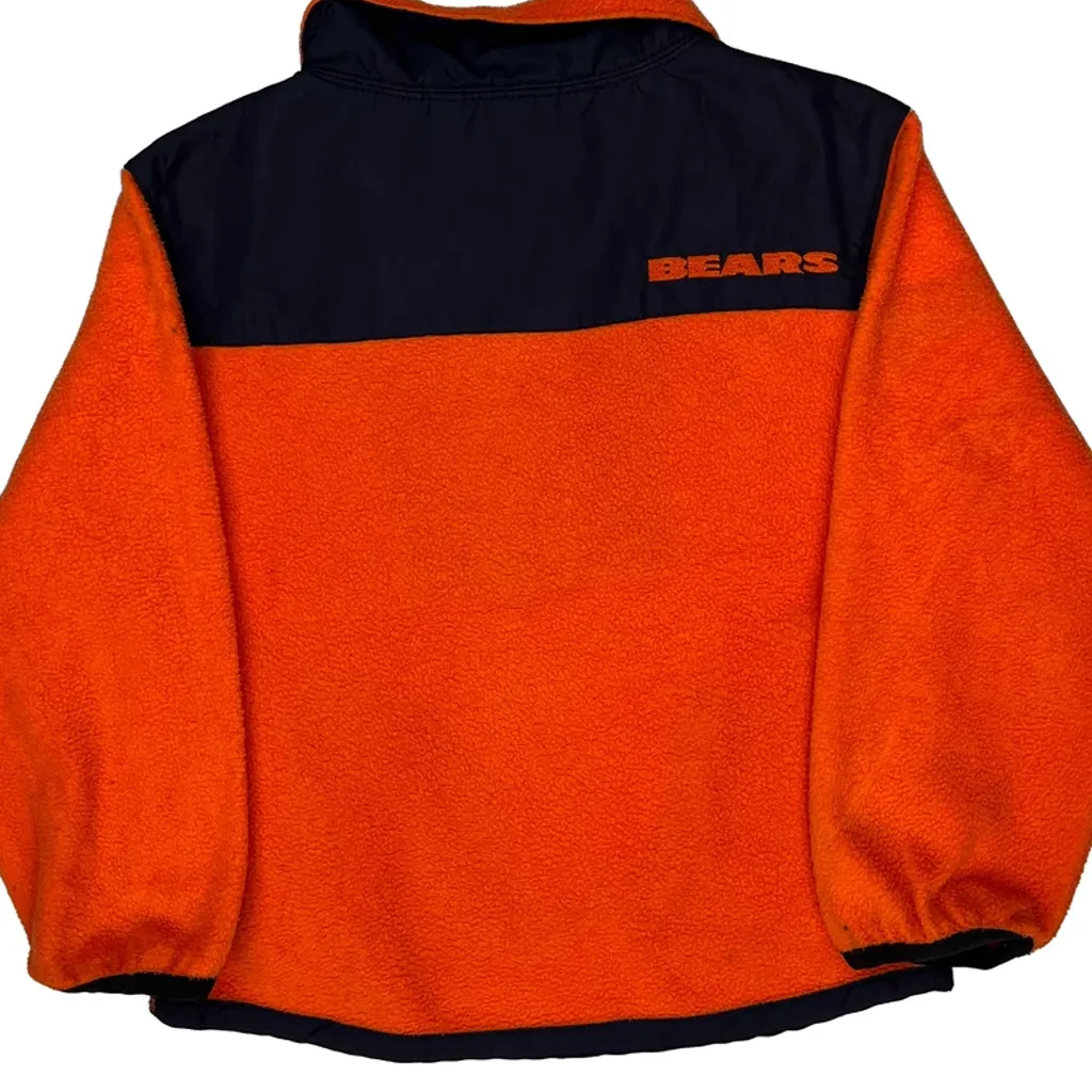 Age 6 Bears Nfl 1/4 Zip - Small Orange Polyester - Image 6