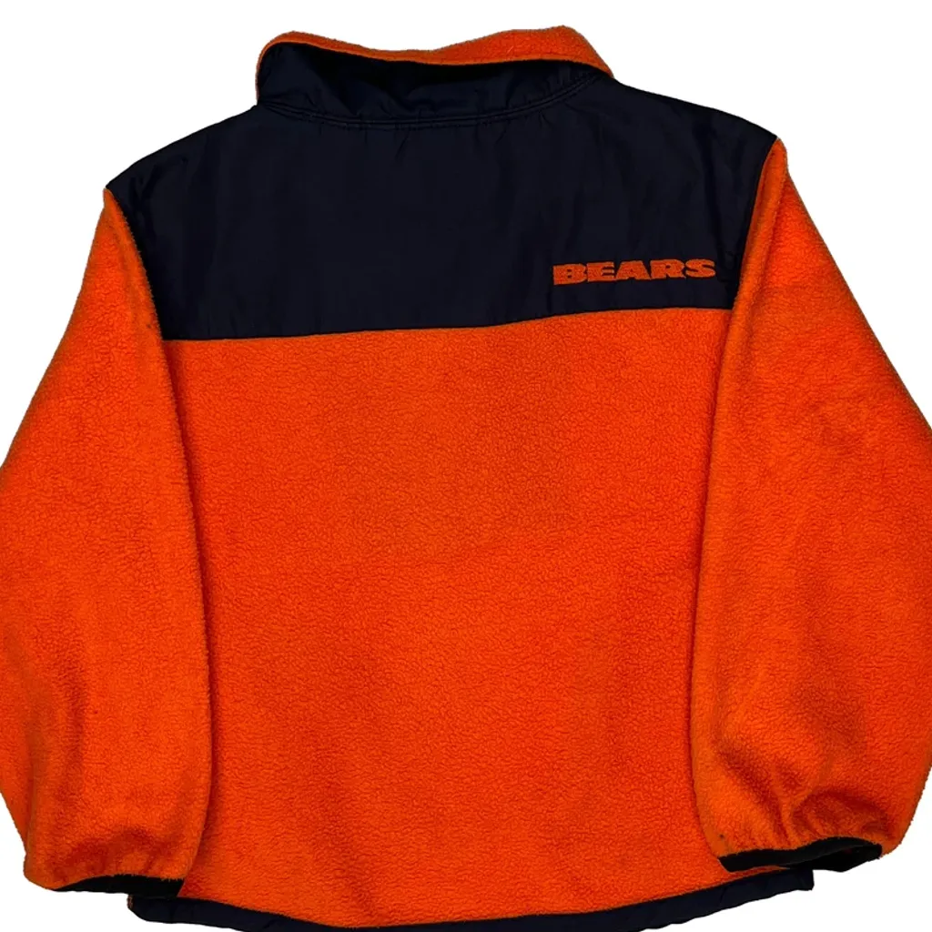 Age 6 Bears Nfl 1/4 Zip - Small Orange Polyester - Image 7
