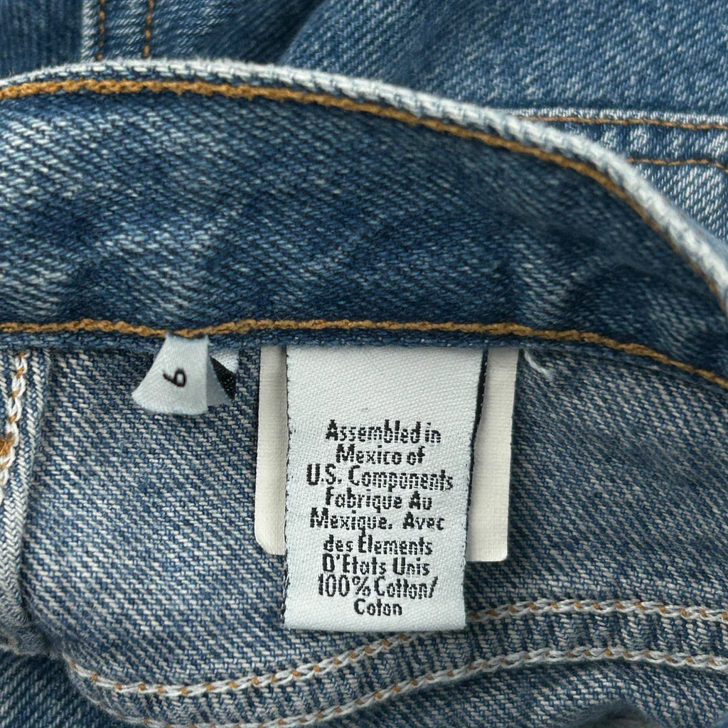 Age 6 Calvin Klein Jeans - Small Blue Cotton - Image 3