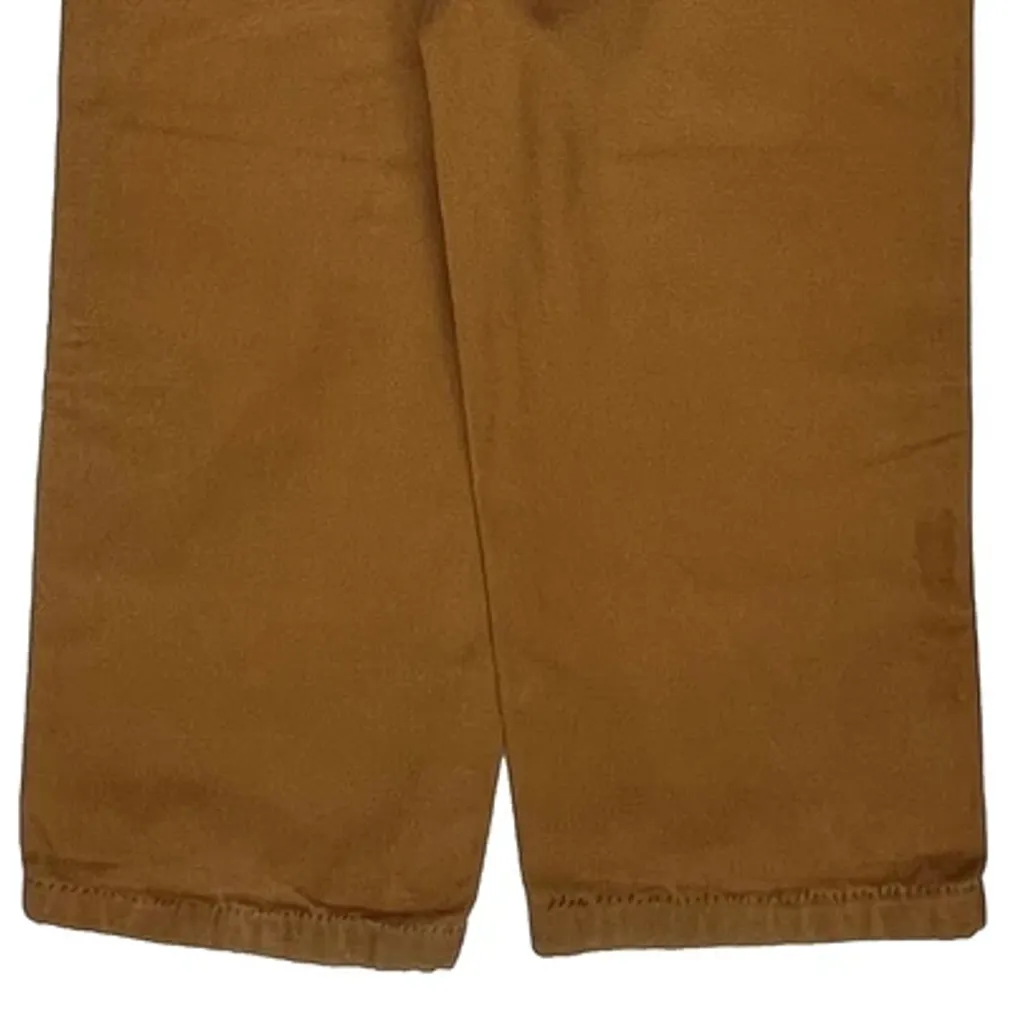Age 6 Carhartt Double Knee Dungarees - Small Brown Cotton - Image 5