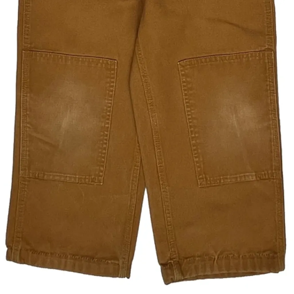 Age 6 Carhartt Double Knee Dungarees - Small Brown Cotton - Image 7