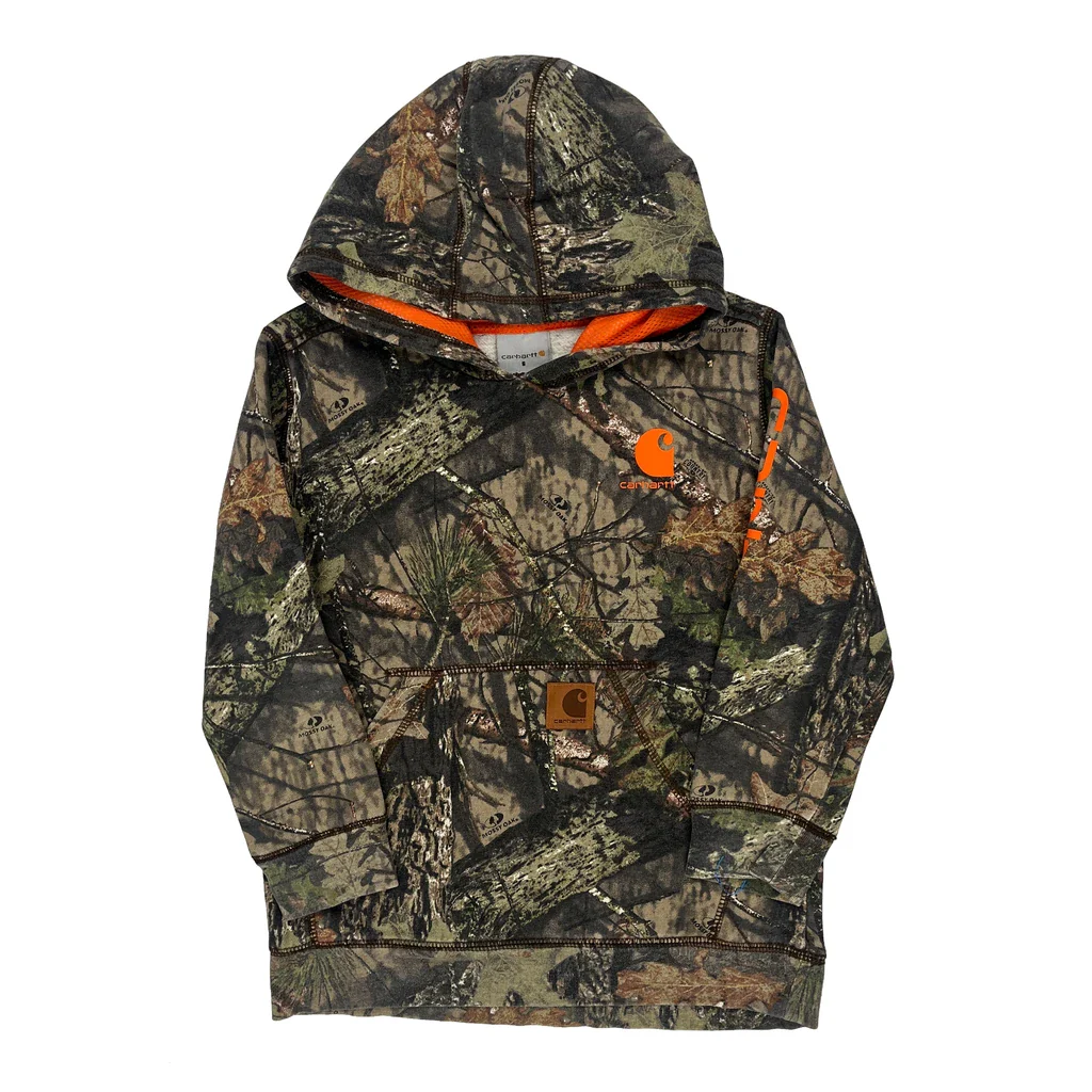 Age 6 Carhartt Camo Hoodie - XS Camo Polyester