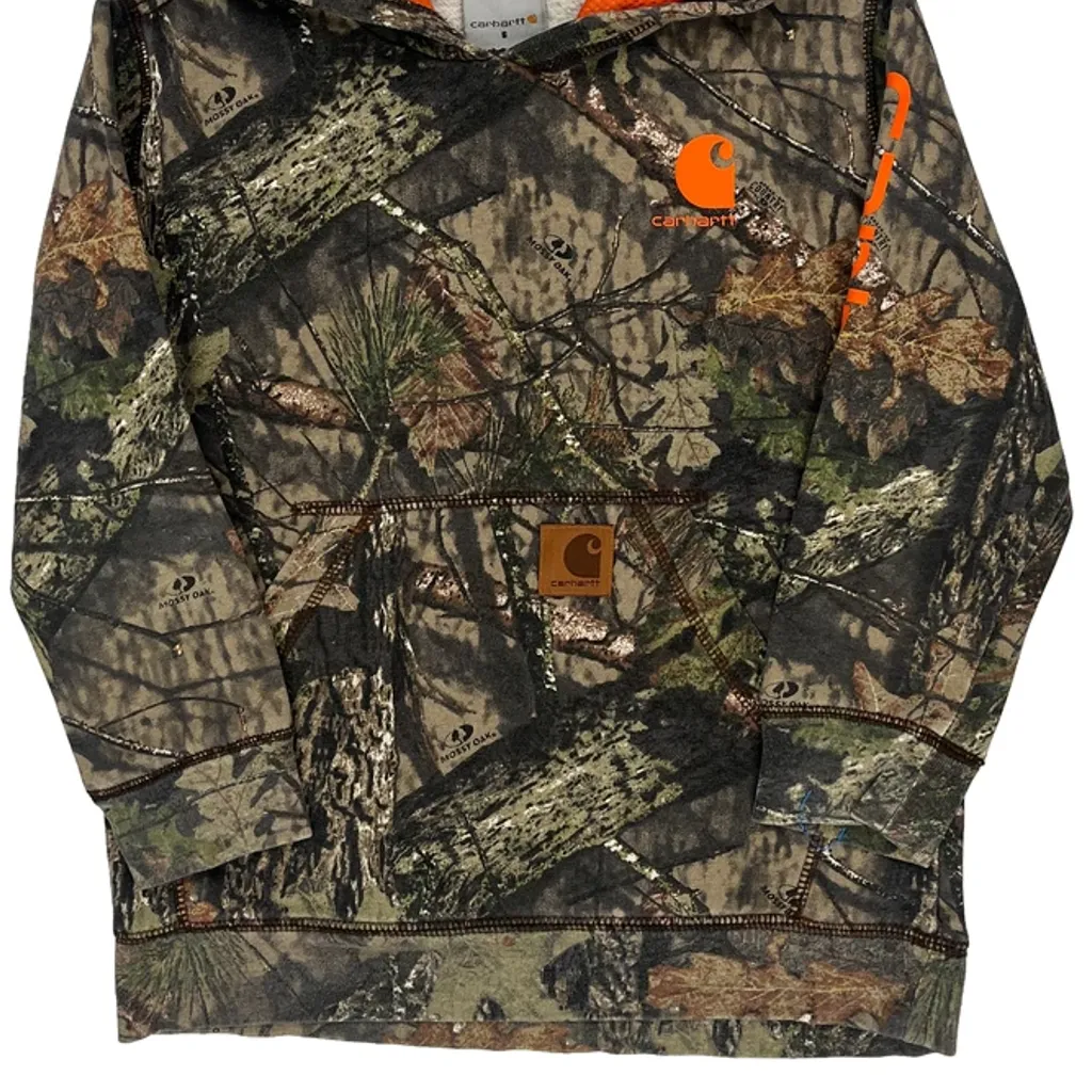 Age 6 Carhartt Camo Hoodie - XS Camo Polyester - Image 4
