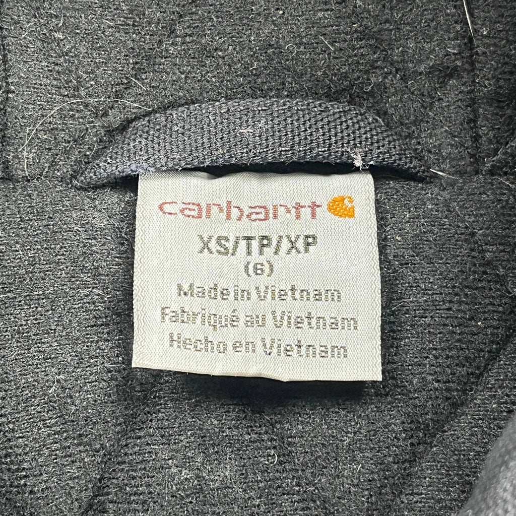 Age 6 Carhartt Jacket - XS Black Cotton - Image 3