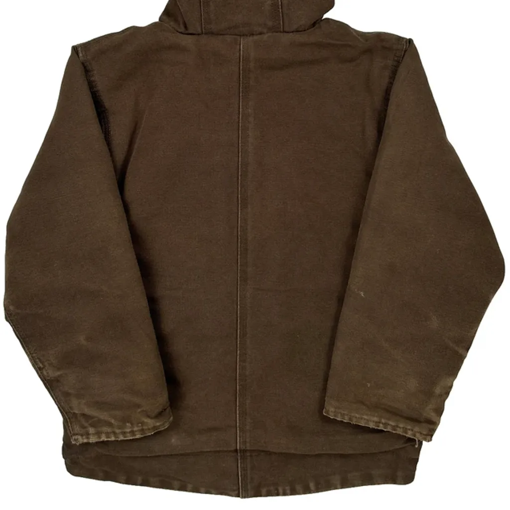 Age 6 Carhartt Jacket - Small Brown Cotton - Image 6