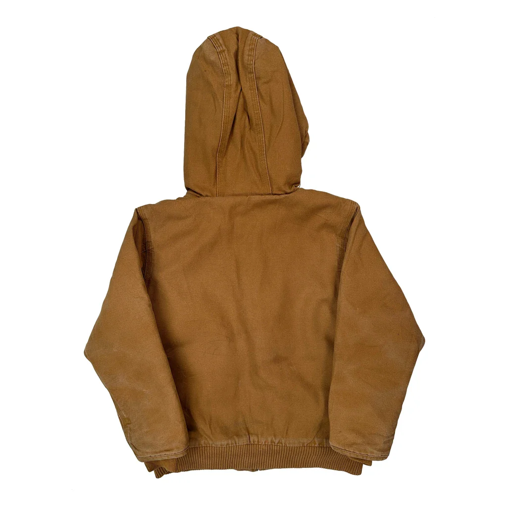 Age 6 Carhartt Jacket - XS Brown Cotton - Image 2